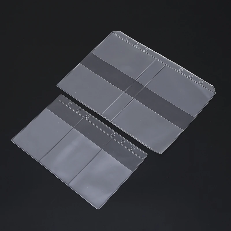

Clear PVC Business Card Storage Bag Filing Products Holder Binder Folder Cover