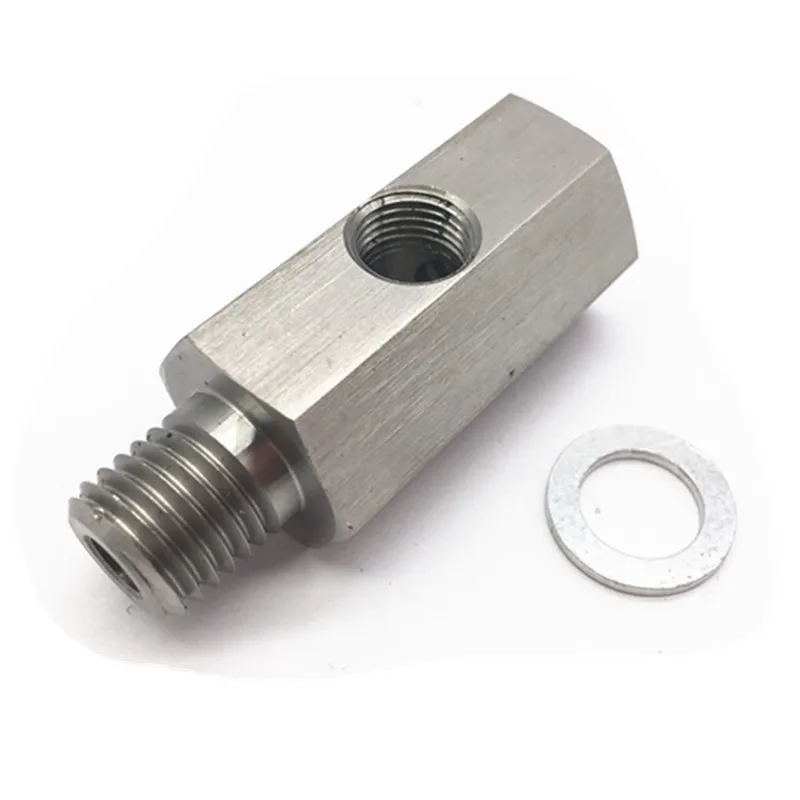 NPT место Мужской Женский 1/8 &quotк M12X1.5 адаптер Turbo масла Давление Сенсор для Honda