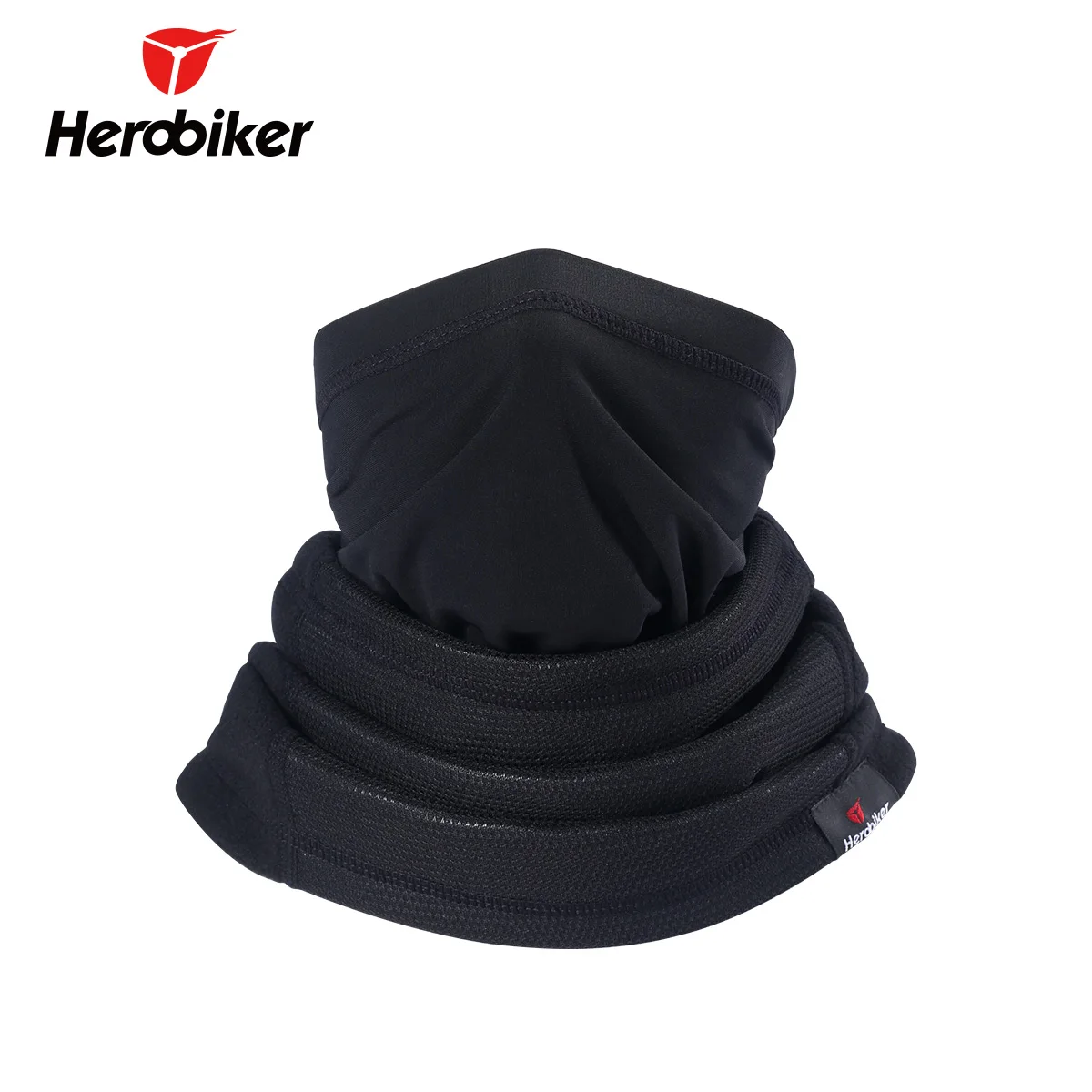 HEROBIKER мотоциклетная маска Зимняя Теплая Флисовая Балаклава шапка с капюшоном
