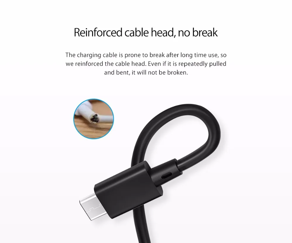 ORICO USB Type C кабель usb c кабели для зарядки 1 м Шнур 3A Макс Реверсивный провод Oneplus 7