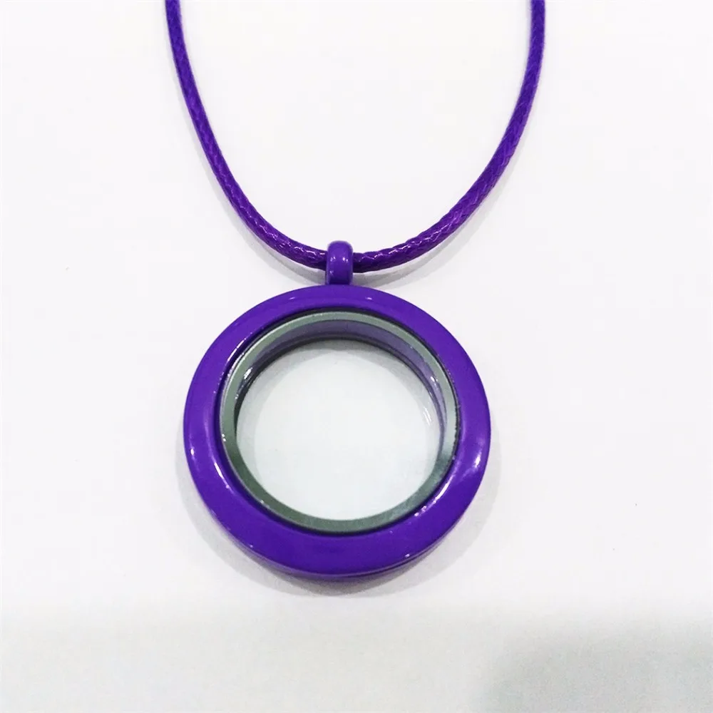 30 мм темно фиолетовая простая разноцветная Поворотная круглая стеклянная живая