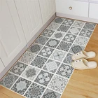 Нескользящая, устойчивая к износу, полы наклейки водонепроницаемый имитация паста для плитки Гостиная Ванная комната напольная наклейка 120X60Cm