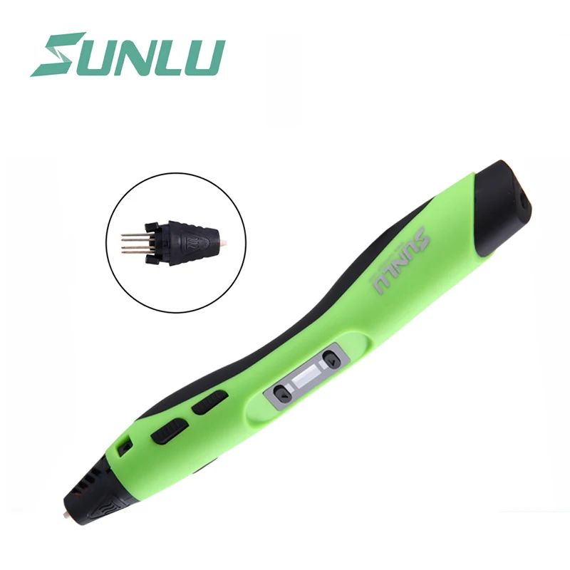 Оригинальная 3d-ручка SUNLU SL-300A PLA PCL ABS-нить 1 75 мм интеллектуальная для детей Dooling со