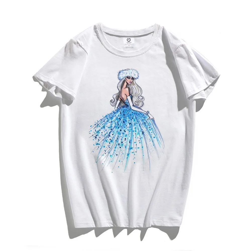 2018 TEEHEART Для женщин Париж мода лето Модная одежда для девочек Футболка с принтом