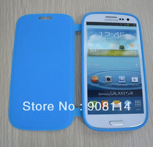 TPU gel front and back 2 side flip case cover skin shell for Galaxy S3 SIII i9300 |