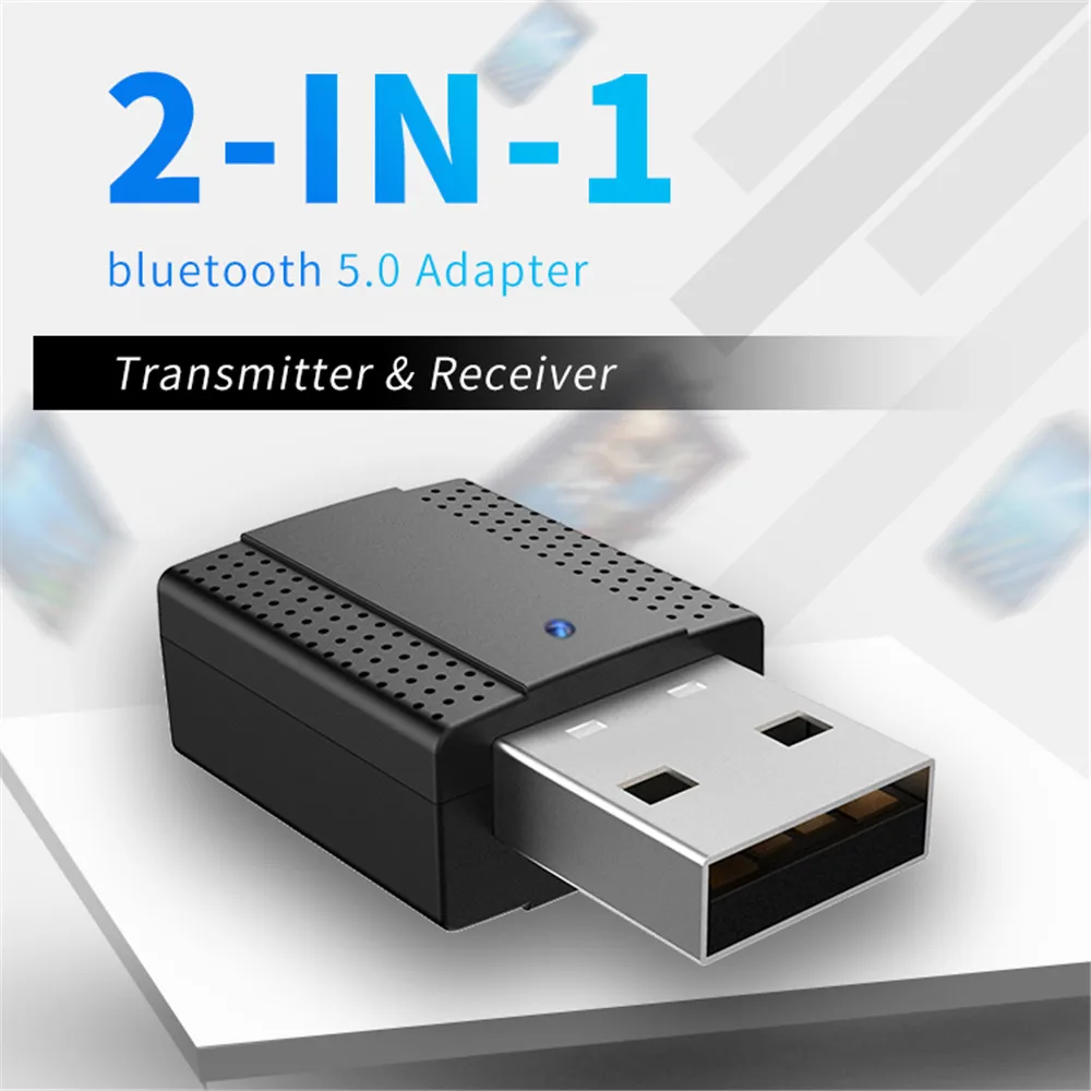 Kebidu 2 в 1 USB Bluetooth 5 0 передатчик приемник портативный 3 мм AUX аудио беспроводной