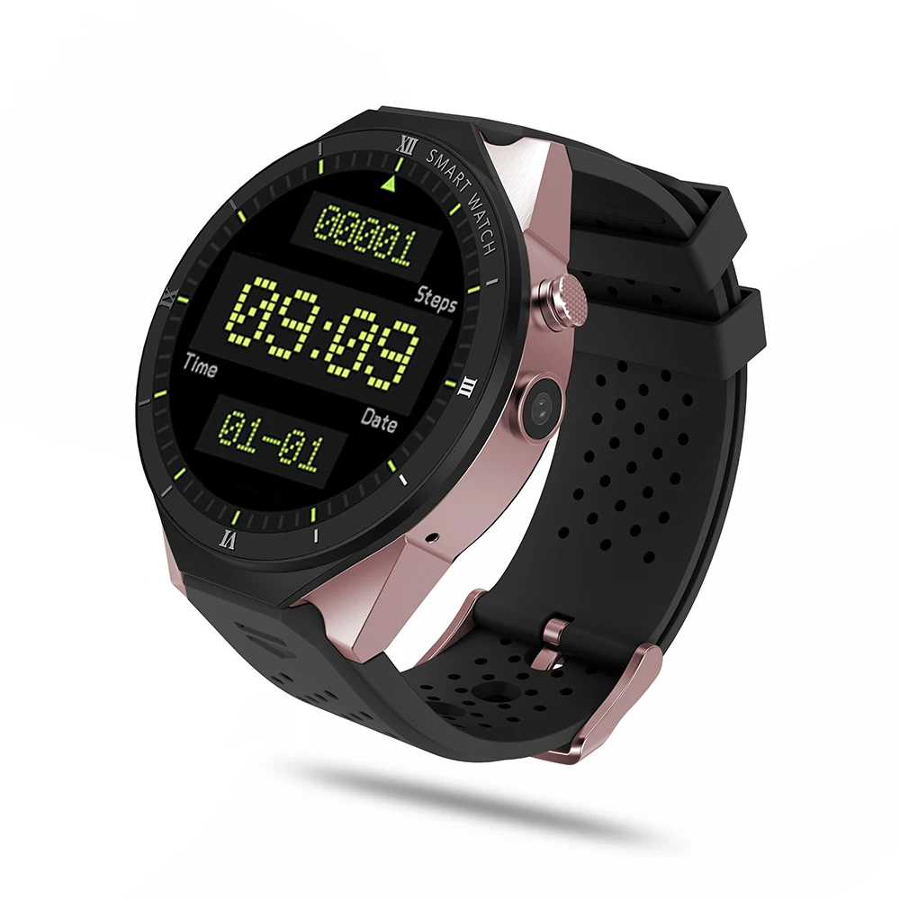 KINGWEAR KW88 Pro Android 7 0 Смарт часы телефон 3g wifi gps 1G + 16G AMOLED HD экран Погодная камера 1 39