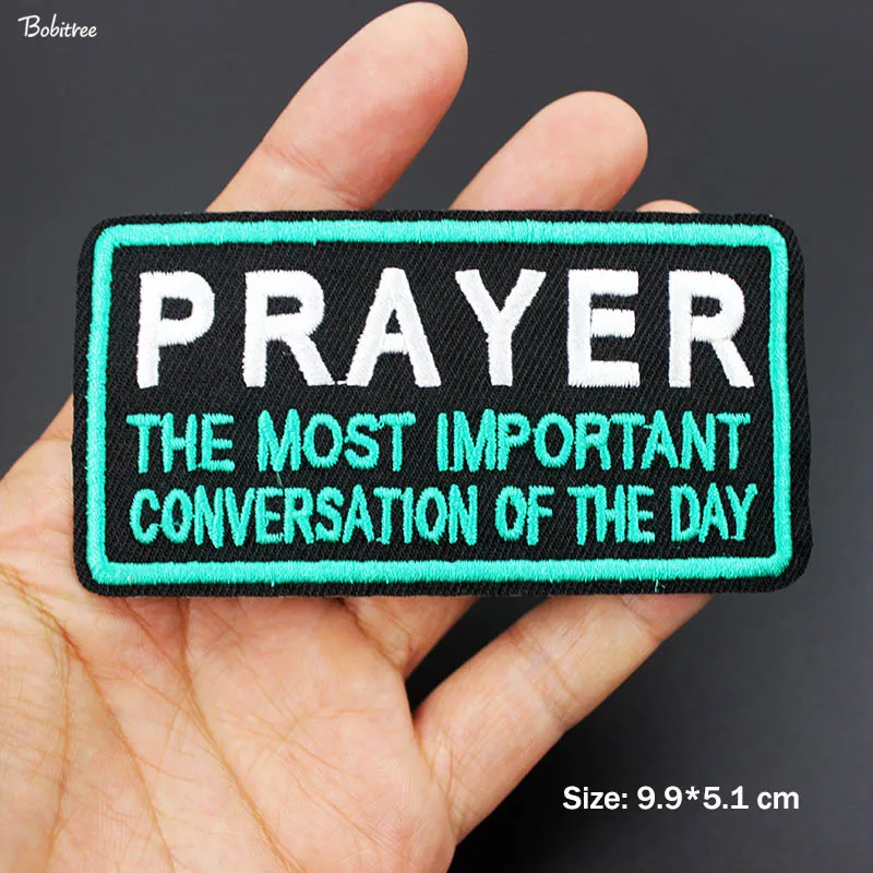 Зеленая вышитая нашивка Bobitree для одежды термоклейкие значки этикетки аппликации