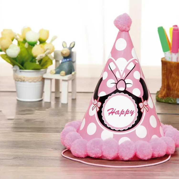 20 шт. модные детские шляпы в виде бумажных шариков|kids party decoration|party decorationbirthday hat |