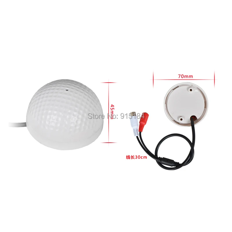 Новый HD DSP микрофон с регулируемой чувствительностью Ip-камера для камеры