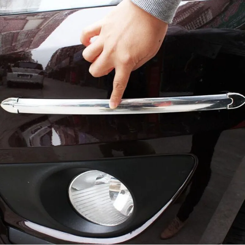 Автомобильный Стайлинг автомобильный бампер Серебряная Защита от столкновений