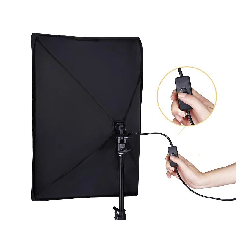 Софтбокс для фотостудии 800 Вт светильник фотосъемки комплект непрерывный камеры