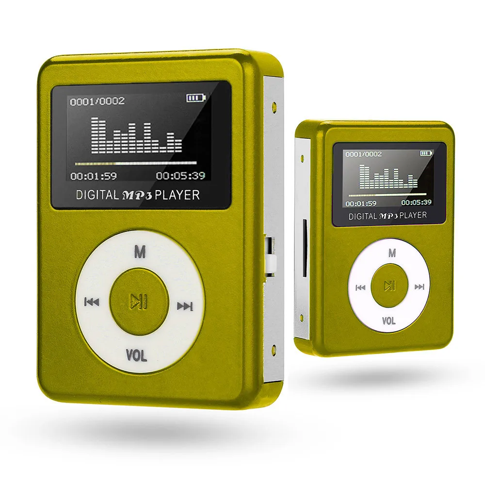 Новинка,, Модный USB мини MP3 плеер, ЖК-экран, поддержка 32 ГБ, Micro SD, TF карта, стильный дизайн, спортивный компактный c0610