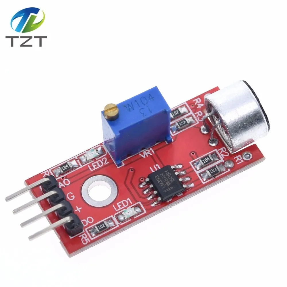 Высокочувствительный звуковой модуль датчика микрофона для AVR PIC KY 037|microphone