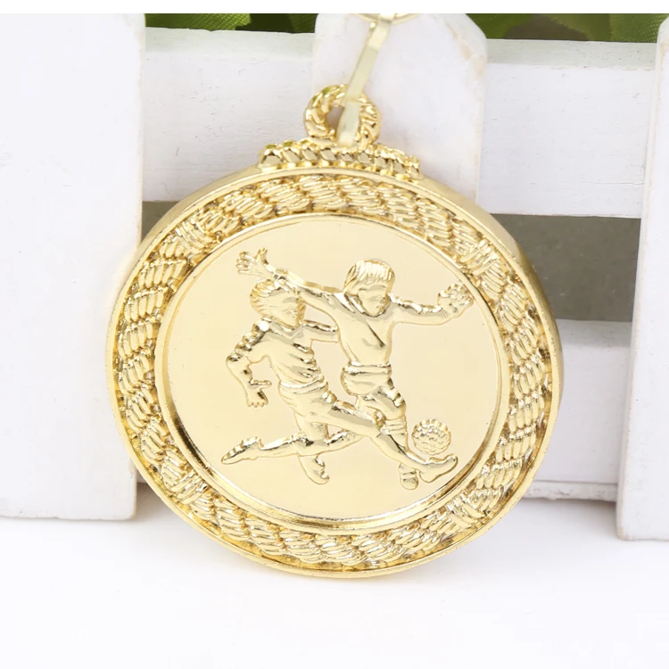 Медаль футбольная Школьная 5 0 см золото серебро бронза | Дом и сад