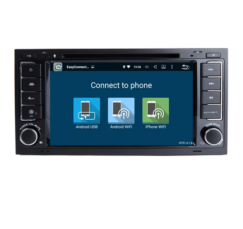 7 дюймов Android 7,1 автомобильный dvd-плеер для VW Touareg Multivan с Wi-Fi 3g gps Bluetooth Радио RDS USB рулевое колесо управление Canbus
