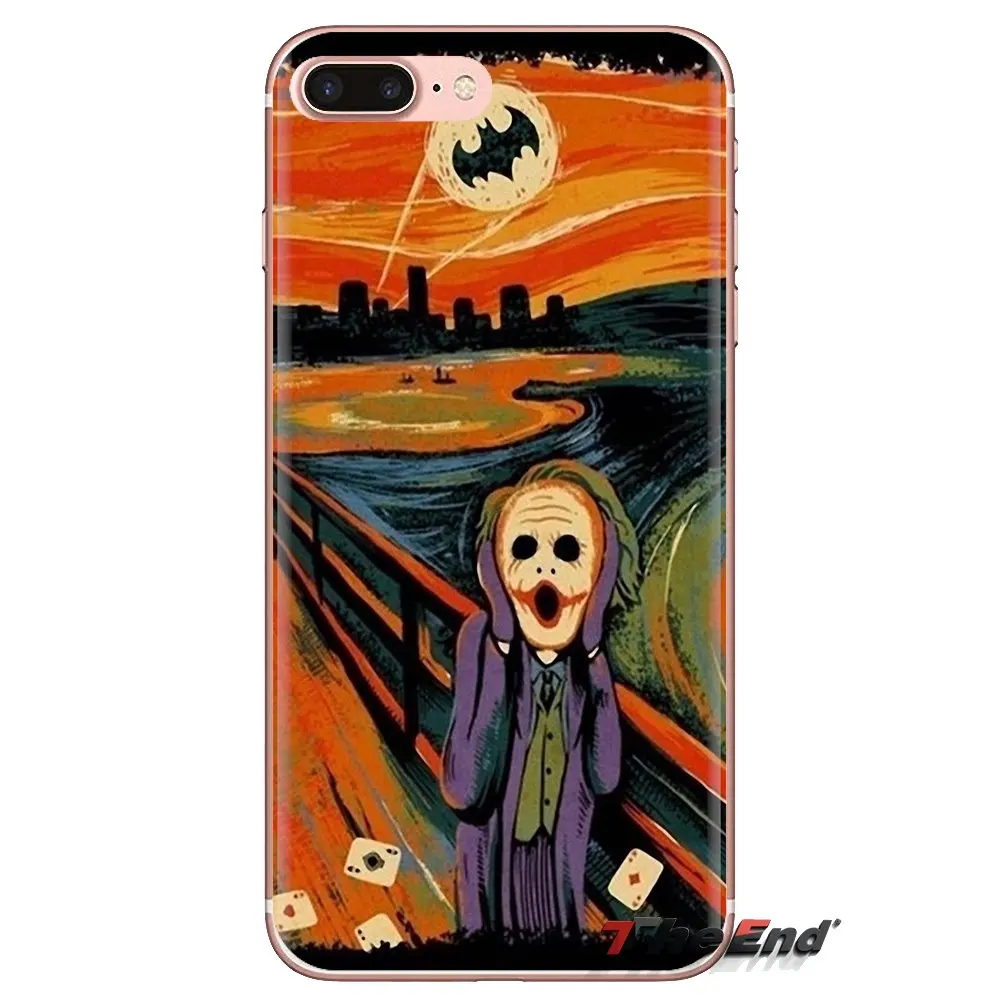 Мягкий чехол с логотипом Arkham Origins Joker Batman для Sony Xperia Z Z1 Z2 Z3 Z5 compact M2 M4 M5 C4 E3 T3 XA Huawei Mate 7
