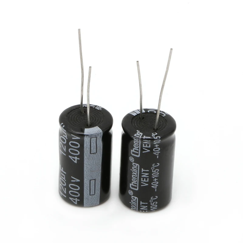 

2Pcs Aluminum Electrolytic Capacitor 120uF 400V 18x30mm Radial 400V120uF