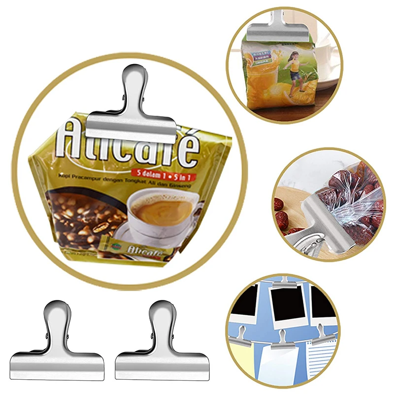 MESNUG набор из 5 сверхмощных зажимов для сумок нержавеющей стали качественный