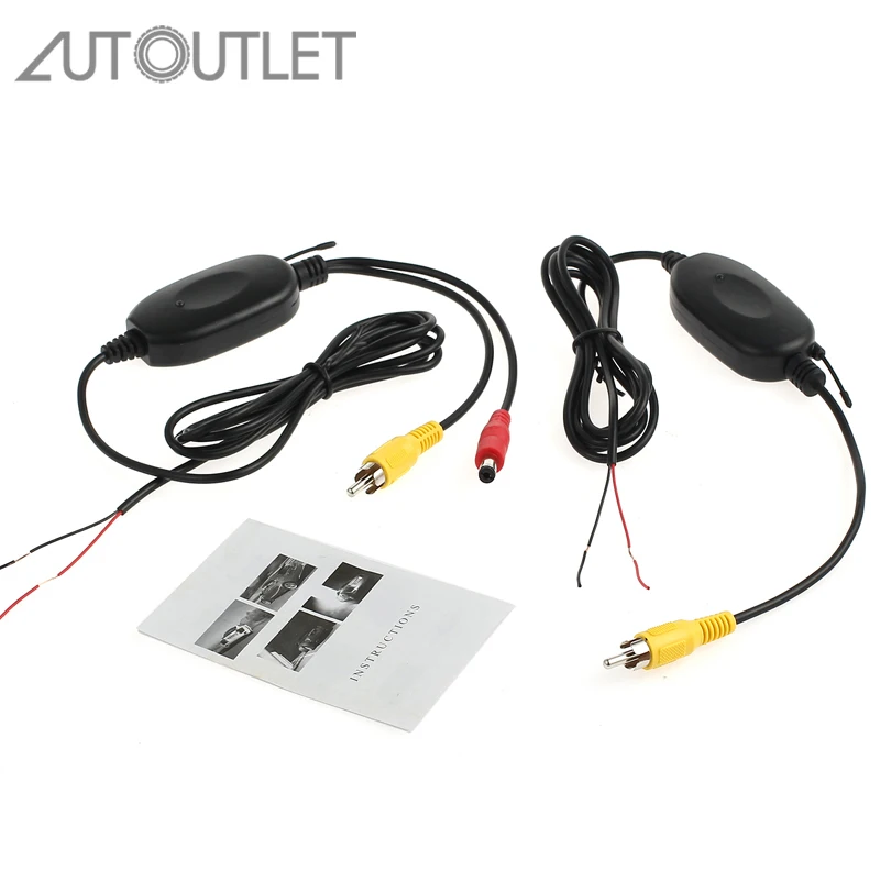 AUTOUTLET для 2 4G беспроводной камеры автомобильный комплект видео передатчик
