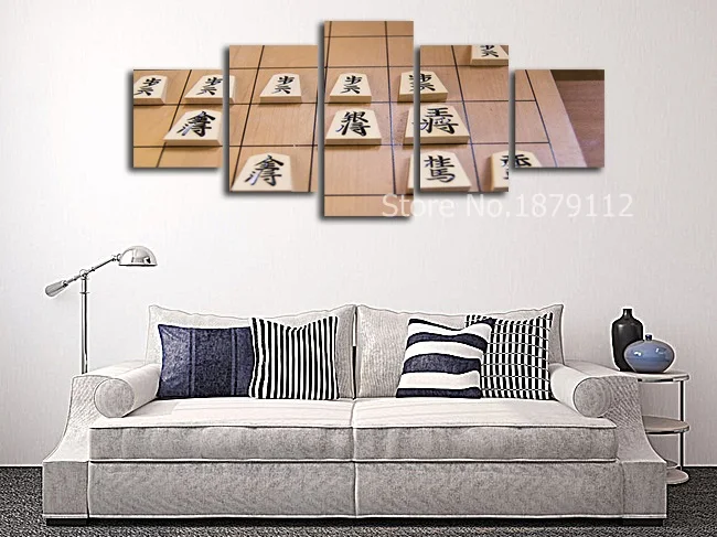 Новые японские шахматы Unframed живопись плакат Декор для дома фотографии