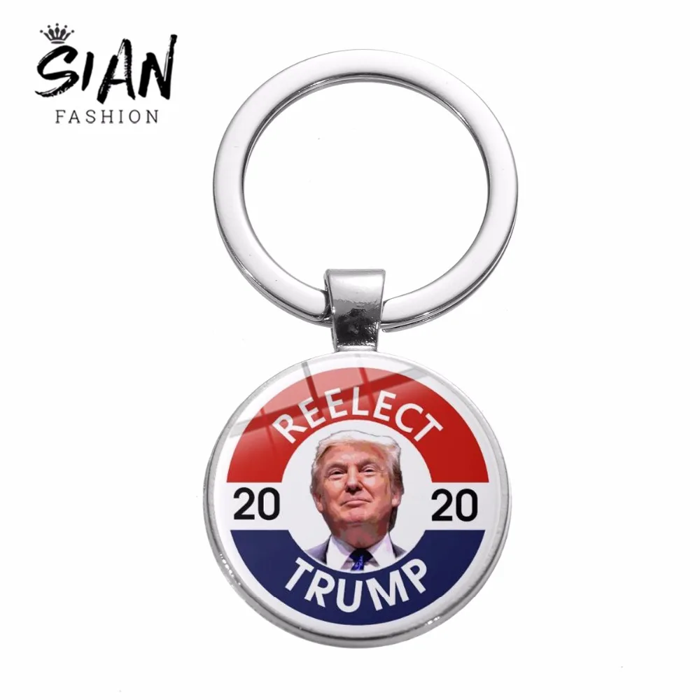 SIAN Trump держать Америку большой брелок Дональд Трамп для президент США креативный принт брелок автомобильный брелок памятный подарок