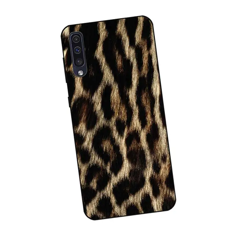 N442 Tiger Panther Black Silicone Case For Samsung Galaxy A2 Core A6 A7 A8 A9 A10 A30 A40 A50 A60 A70 A80 A90 5G A20E Plus |