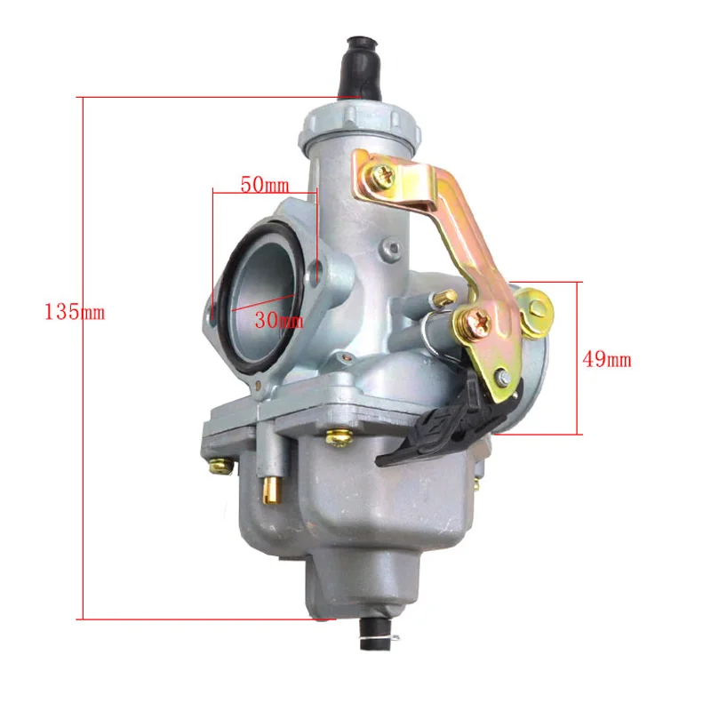 Быстрая Keihin PZ30 карбюратор мотоцикл Carb автоматический карбюратор для CG125 CG150 CG200 TTR250 Байк ATV