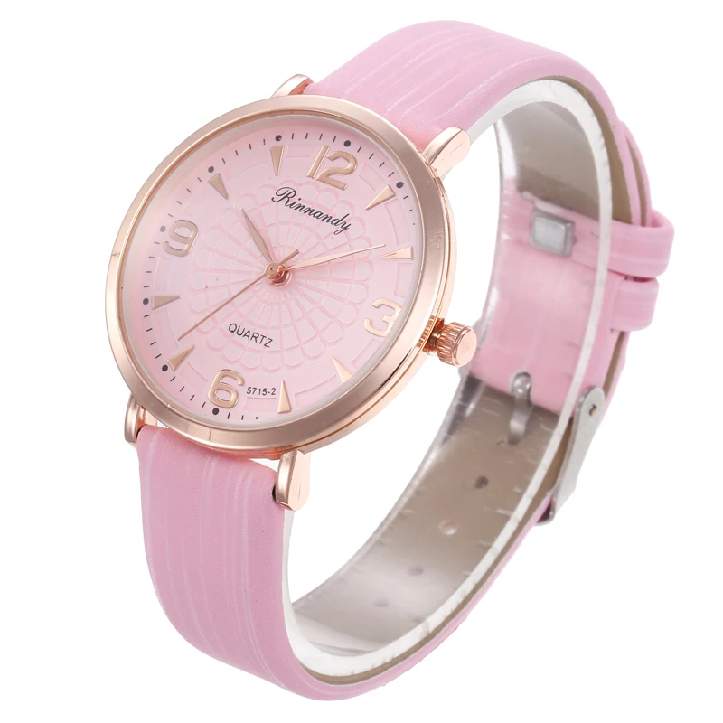 Relogio Часы женские новые модные роскошные семь цветов кожаный женский браслет