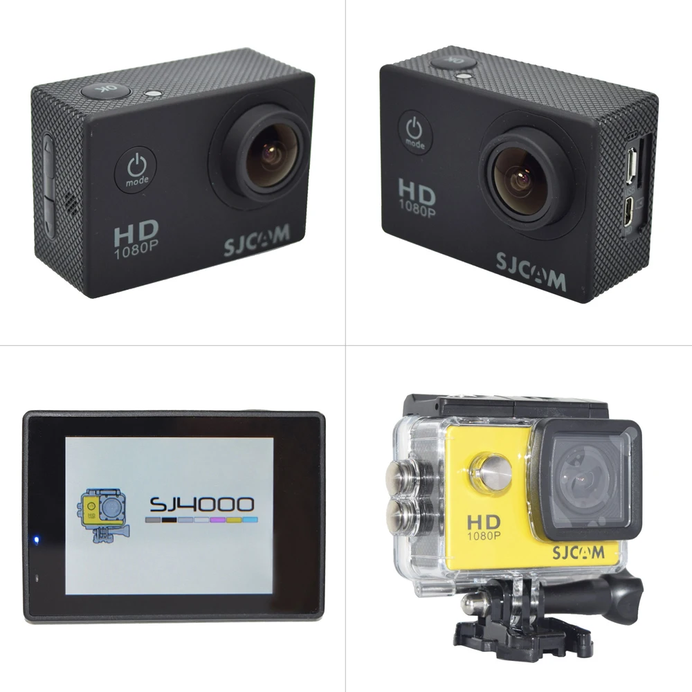 Оригинальная SJCAM SJ4000 действий Водонепроницаемая видеокамера возможностью