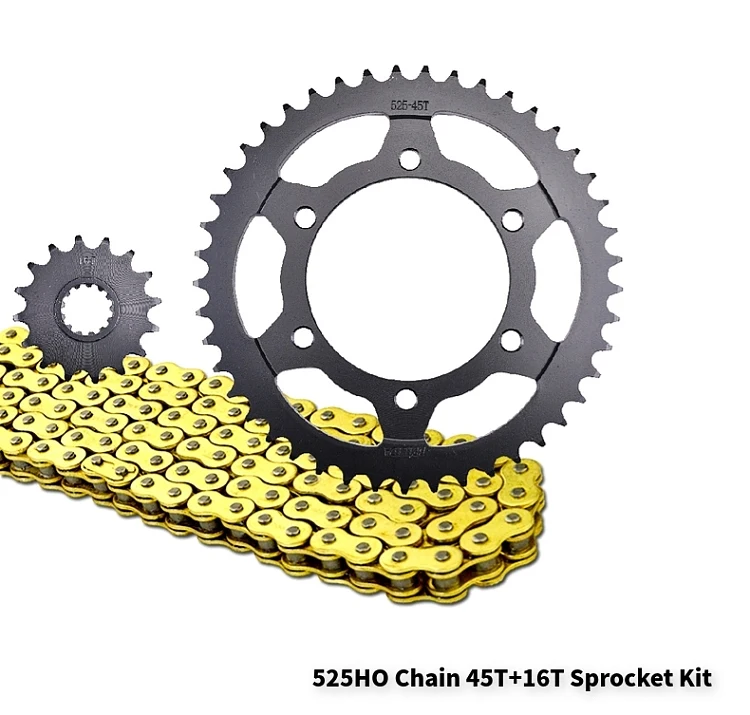 525 16T 45T 48T цепь мотоцикла и Передняя Задняя звездочка для Yamaha MT-09 MT09 MTN850 SP SR уличный Ралли/спортивный трекер 14-18