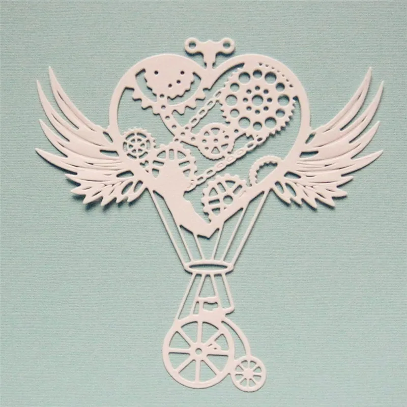 Металлический трафарет для высечки воздушных шаров в стиле стимпанк сделай сам