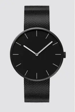 steel black Xiaomi TwentySeventeen Аналоговые кварцевые наручные часы 39 мм светящиеся 3 АТМ водонепроницаемые Модные Элегантные Роскошные часы для мужчин и женщин - Цвет: steel black