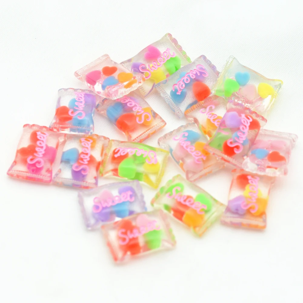 Мм 24*17 мм Kawaii Delish имитация сладостей, DIY Craftting миниатюры, конфеты игрушки, Смола Кабошоны
