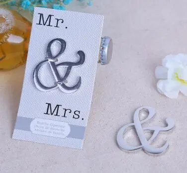 300 шт. открывалка для бутылок Мистер и миссис АМПЕРСАНД | Дом сад