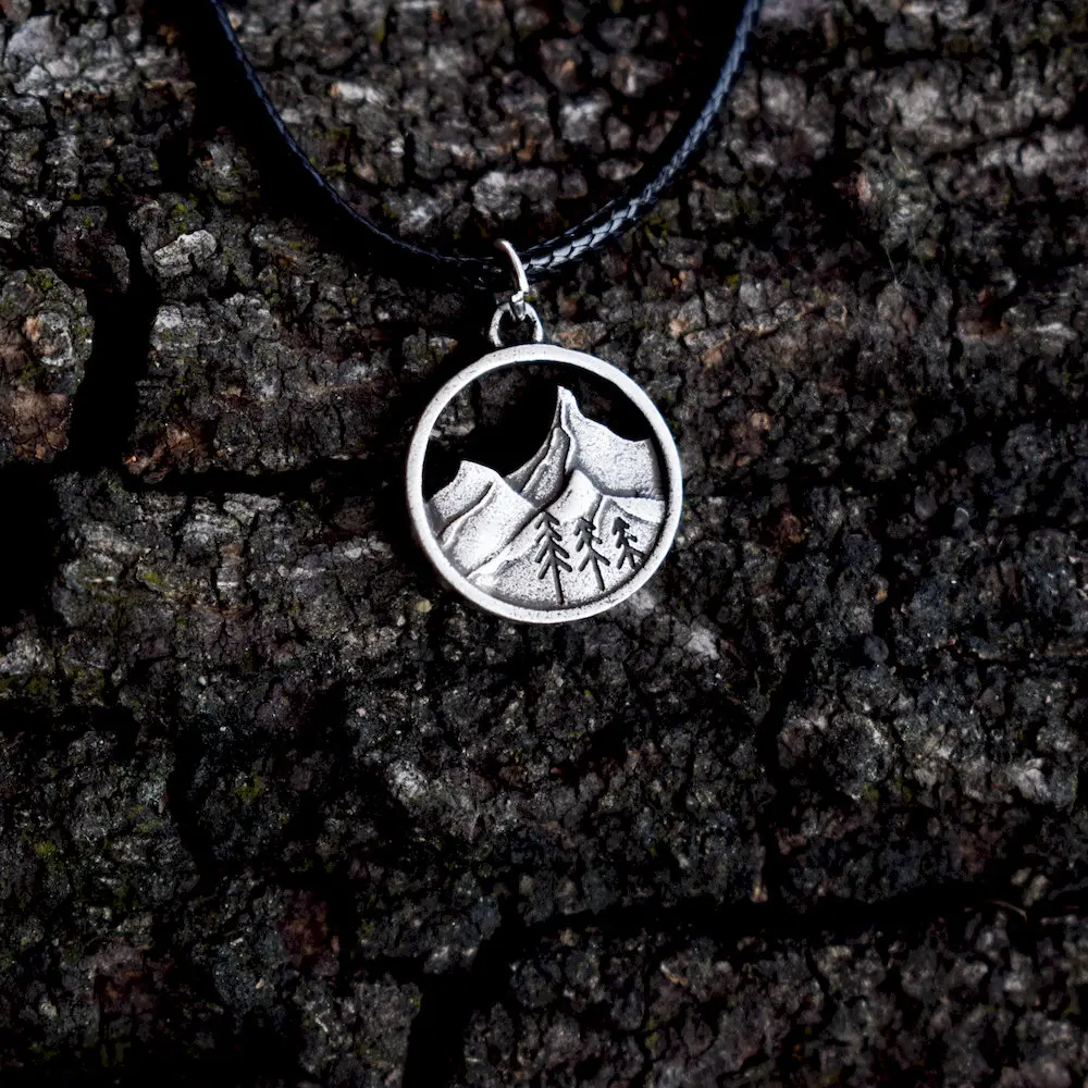 Минималистичное ожерелье санлан из дерева повседневное сосны | Украшения и