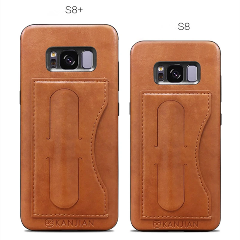 

Luxury Leather Case For Samsung Galaxy S8 S9 Plus Heavy Duty Shockproof Protective Holder Cover For Samsung Galaxy S9+ S8+ Case
