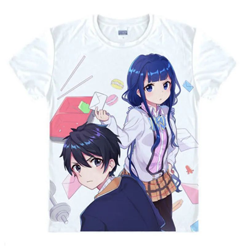 Футболка Masamune kun no Reveng футболка kun's Revenge адагаки Аки аниме Милая милая летняя с