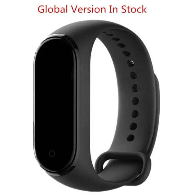 Mi 4 Global Version Xiaomi mi Band 4 фитнес-браслет 5ATM шагомер спортивный умный Браслет 0,9" цветной AMOLED экран mi Band 3 mi Band 4 глобальная версия - Цвет: Mi 4 Global Version