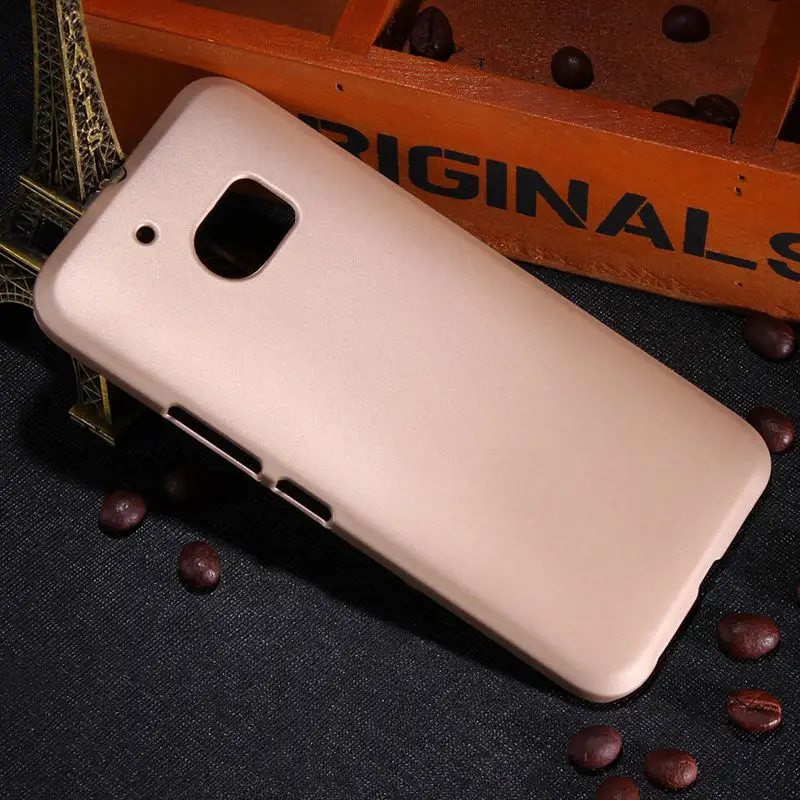 Gold Для htc 10 разноцветный роскошный прорезиненный матовый пластиковый жесткий чехол для htc One M10 10 5,2 дюймов чехол для сотового телефона s - Цвет: Gold