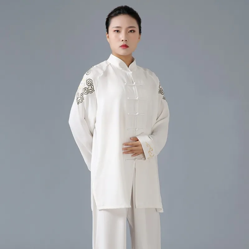 Новинка 2021 женская одежда для Тай Чи китайский спортивный комплект Wushu с вышивкой