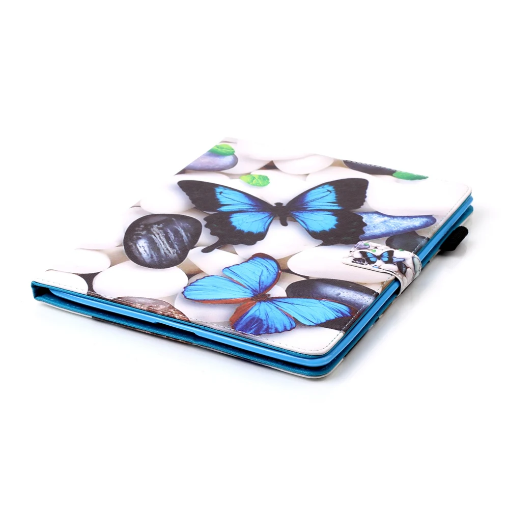 Роскошный Новый чехол из искусственной кожи с бабочкой для Apple iPad 2/3/4 5 6 7 Чехол Folio