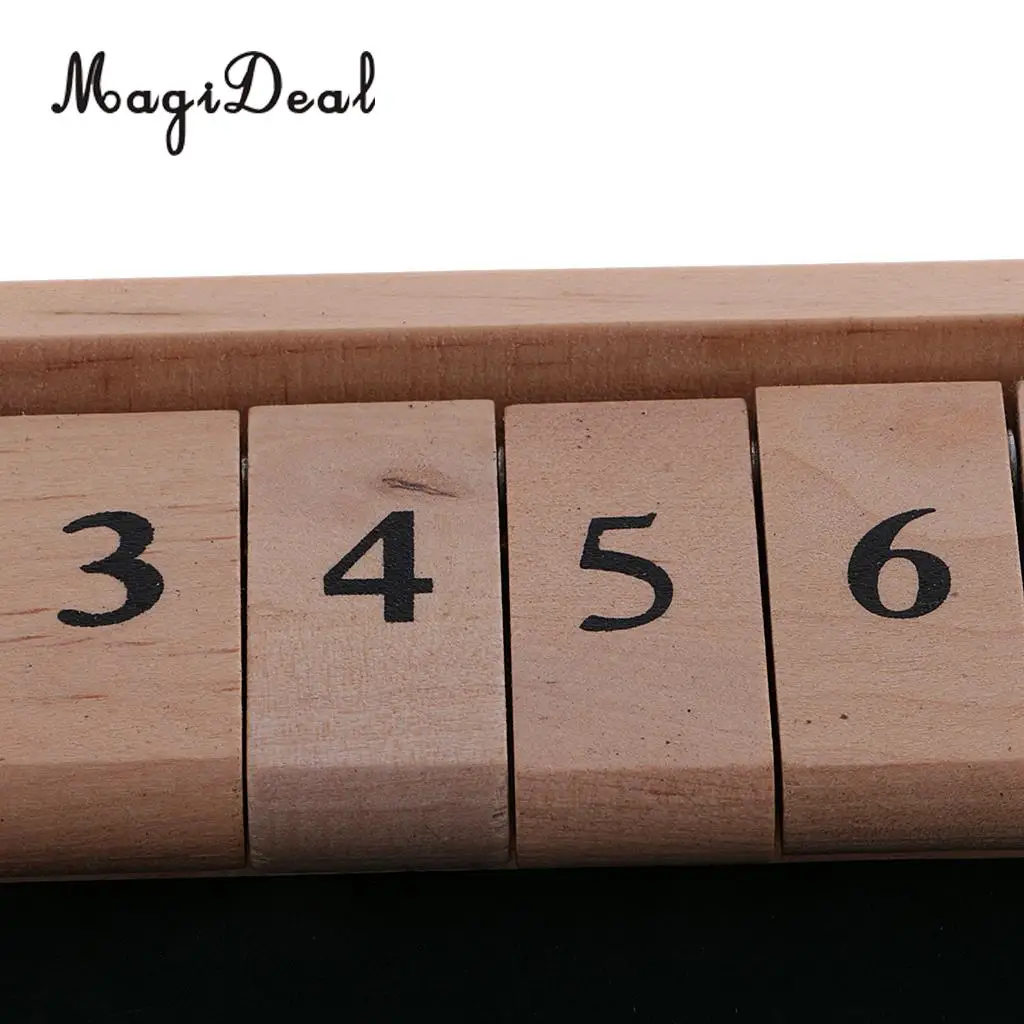 Magiидеально деревянная настольная игра с номером для питья закрывает ящик набор