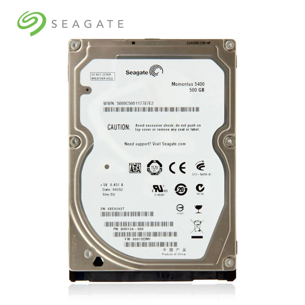 Внутренний жесткий диск Seagate для ноутбука 2 5 дюйма 500 Гб SATA 3 0 5400 6 МБ/32 Мб 7200 об/мин