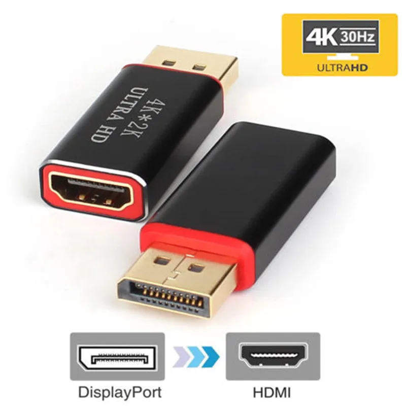 4K DP к HDMI совместимый адаптер порт дисплея с портом конвертер кабель для AMD ПК