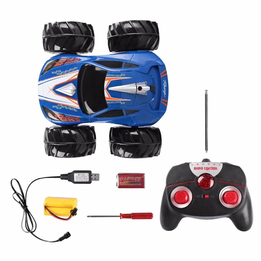 ET RC автомобиль Мощный амфибия дисков на земле и воды Управление диапазон 360