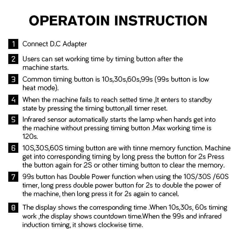 KADITION ногтей быстро высыхают автоматический Сенсор таймер Маникюр УФ лампы для