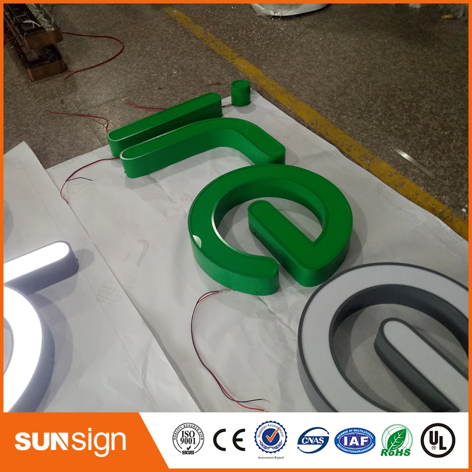 Декоративный светодиодный вывесок из нержавеющей стали на заказ|signage letters|stainless