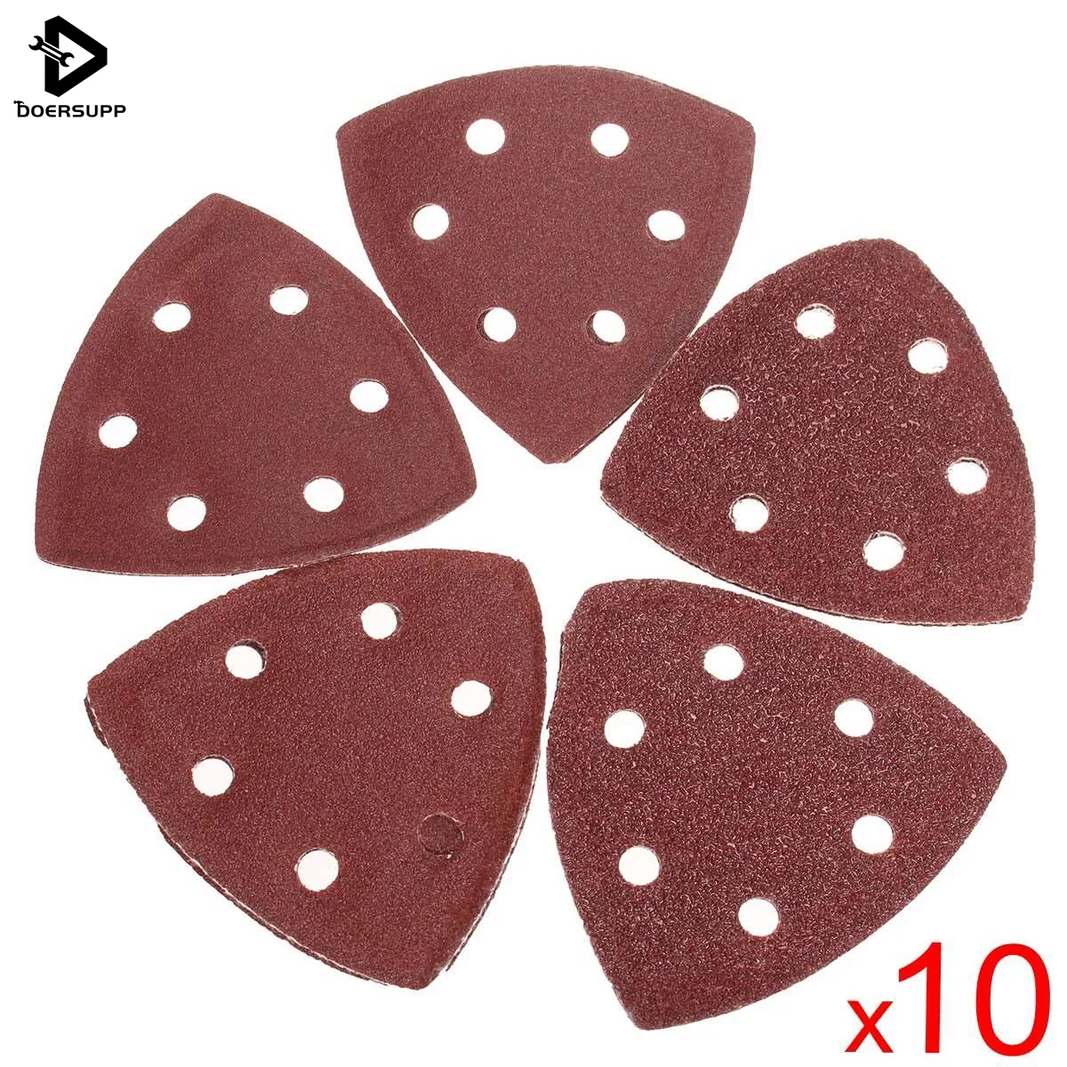Прочные качественные 10 шт./компл. 90 мм абразивные накладки из оксида алюминия для