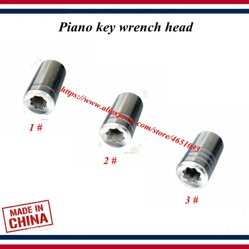 

Piano tuning tools accessories - Piano key wrench head-Replaceable wrench mouth,Octagon mouth/plum blossom mouth - Piano parts